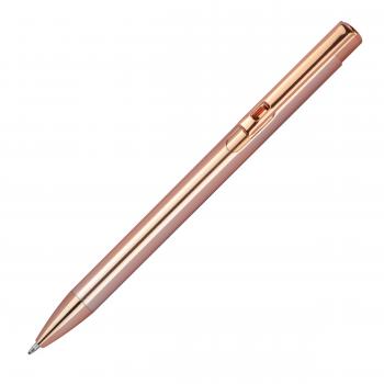 10 Druckkugelschreiber aus Metall / Farbe: Metallic kupfer