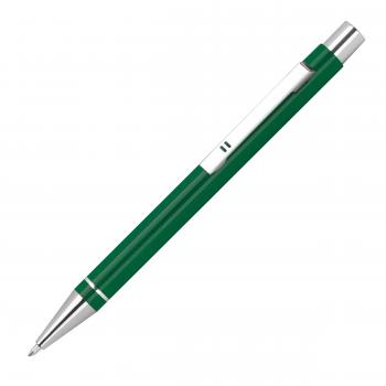 10 Gel-Kugelschreiber mit Gravur / aus Metall / Gelschreiber / Farbe: grün