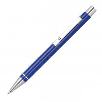10 Gel-Kugelschreiber mit Namensgravur - aus Metall - Gelschreiber - Farbe: blau