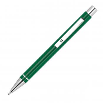 10 Gel-Kugelschreiber mit Namensgravur - aus Metall - Gelschreiber - Farbe: grün