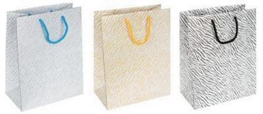 10 Geschenktaschen "Glimmer" / Geschenktüten / Maße: 23x18x10cm