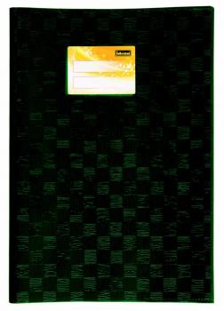 10 Heftumschläge / Hefthüllen DIN A4 / Baststruktur / Farbe: dunkelgrün