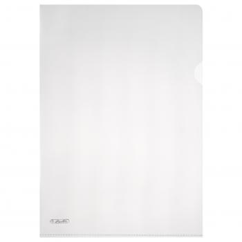 10 Herlitz Aktenhüllen "Pyramide" / Sichthüllen / DIN A4 / Farbe transparent