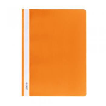 10 Herlitz Schnellhefter / DIN A4 / PP / extra stabil / Farbe: orange