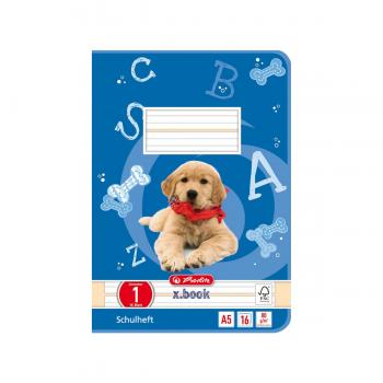 10 Herlitz Schulhefte / DIN A5 / 16 Blatt / Lineatur 01