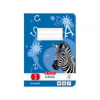 10 Herlitz Schulhefte / DIN A5 / 16 Blatt / Lineatur 03
