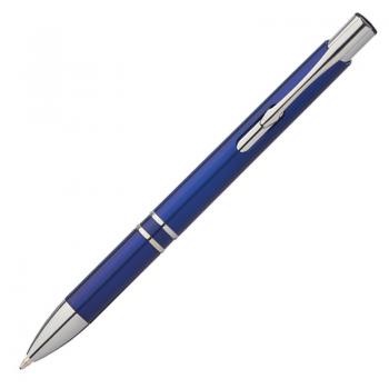10 Kugelschreiber aus Kunststoff / Farbe: blau
