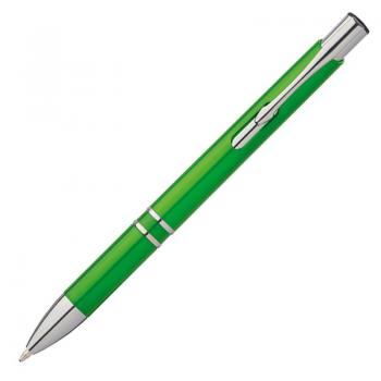 10 Kugelschreiber aus Kunststoff / Farbe: grün