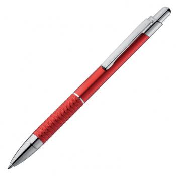 10 Kugelschreiber aus Metall / Farbe: metallic rot