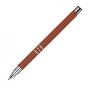 10 Kugelschreiber aus Metall mit beidseitige Namensgravur - Farbe: kupfer