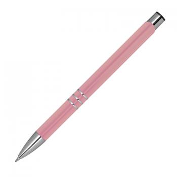 10 Kugelschreiber aus Metall mit beidseitige Namensgravur - Farbe: rose'