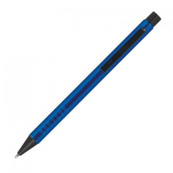 10 Kugelschreiber aus Metall mit Gravur / Farbe: blau