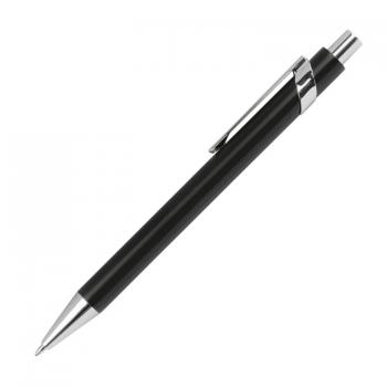 10 Kugelschreiber aus Metall mit Gravur / silberne Applikationen /Farbe: schwarz