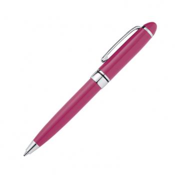 10 Minikugelschreiber / aus Metall / Farbe: pink