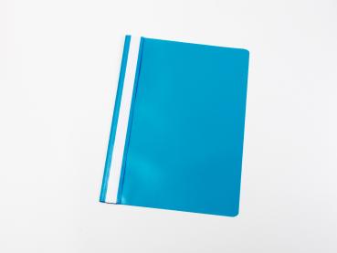 10 PVC Schnellhefter DIN A4 / Farbe: hellblau