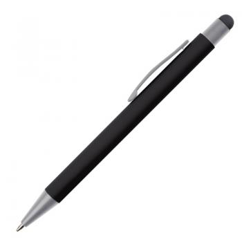 10 Touchpen Kugelschreiber / aus Metall / Farbe: schwarz