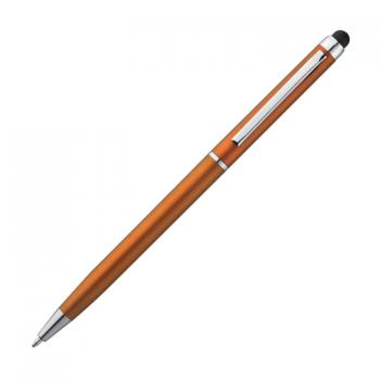 10 Touchpen Kugelschreiber / Farbe: orange