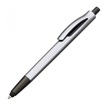 10 Touchpen Kugelschreiber / Farbe: silber