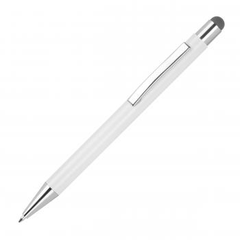 10 Touchpen Kugelschreiber mit Gravur / aus Metall / Stylusfarbe: anthrazit