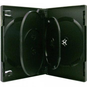 10 XLayer 5fach 5er DVD CD Box Hüllen black