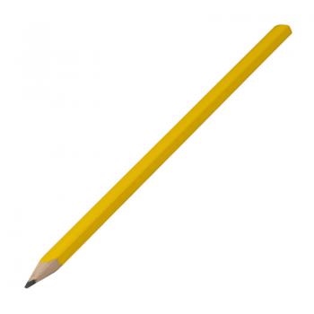 10 Zimmermannsbleistifte / Länge: 25cm / Farbe: lackiert gelb
