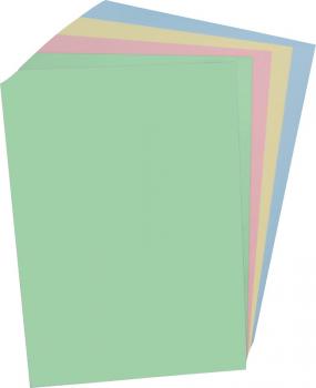 100 Blatt farbiges Druckerpapier / buntes Kopierpapier / 4 verschiedene Farben