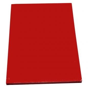 100 Blatt farbiges Druckerpapier / buntes Kopierpapier / Farbe: intensiv rot