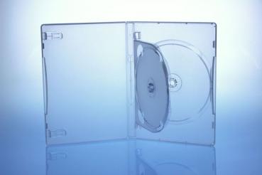 100 DVD Hüllen / Farbe: transparent / 3er 3fach DVD Box