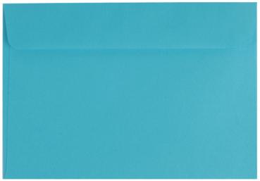 100 farbige Briefumschläge / Din C6 / Farbe: blau