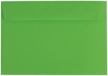 100 farbige Briefumschläge / Din C6 / Farbe: grün