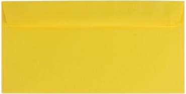 100 farbige Briefumschläge / Din lang / Farbe: gelb