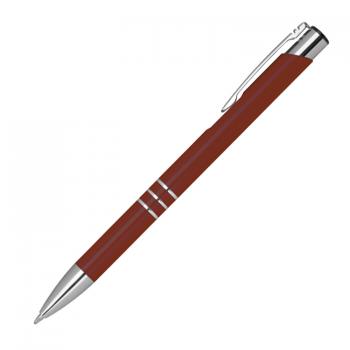 100 Kugelschreiber aus Metall / Farbe: bordeaux