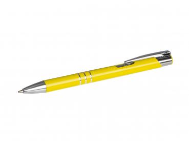 100 Kugelschreiber aus Metall / Farbe: sonnengelb