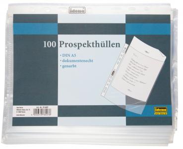 100 Prospekthüllen DIN A5 starke 55my