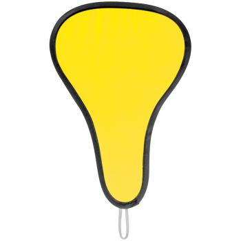 10x Faltbarer Fächer / Handfächer / Farbe: gelb