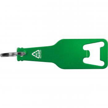 10x Flaschenöffner aus recyceltem Aluminim / Farbe: grün