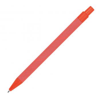 10x Kugelschreiber aus Pappe / Farbe: rot