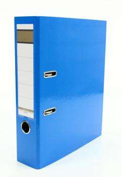 10x Livepac Caribic Glanz-Ordner / DIN A4 / 75mm breit / Farbe: blau