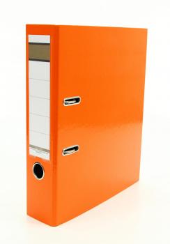 10x Livepac Caribic Glanz-Ordner / DIN A4 / 75mm breit / Farbe: orange