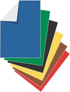 12 Blatt Buntpapier Bastelpapier DIN A4 Buntpapierheft