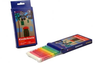 12 Stangen Knete / Knetmasse / 12 verschiedene Farben