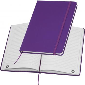 12x Notizbuch / DIN A5 / Umschlag aus PU / 160 linierte Seiten / 12 Farben