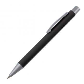 14x Metall-Kugelschreiber mit Gravur / mit rubber finish Oberfläche / 14 Farben