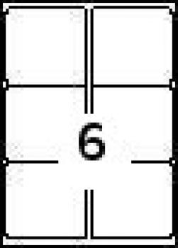 150 Etiketten 25 Blatt DIN A4 99,1 X 93,1