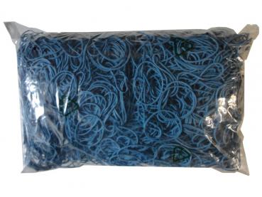 1kg Gummibänder Gummiringe blau Breite=1mm Ø=30mm