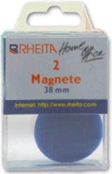 2 farbige Magnete / Durchmesser: 38mm