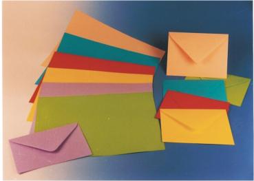 20 Blatt farbiges Briefpapier DIN A4 zinnoberrot