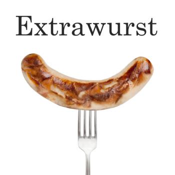 20 Servietten Extrawurst / Größe: 33x33cm