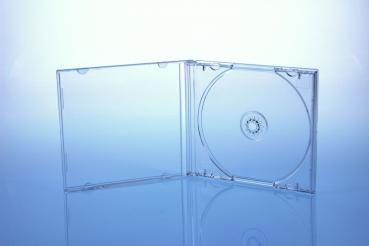25 CD/DVD Jewelcase Hüllen für 1 Disc / glasklar/transparent