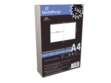 250 (5x 50) MediaRange Bluray BD-R Einleger Inlay